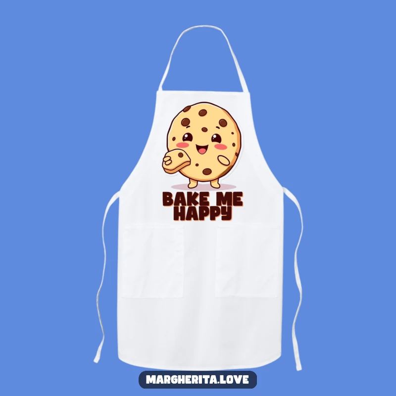 Funny Cookie Character Apron - Sweet Kitchen Wear Gift