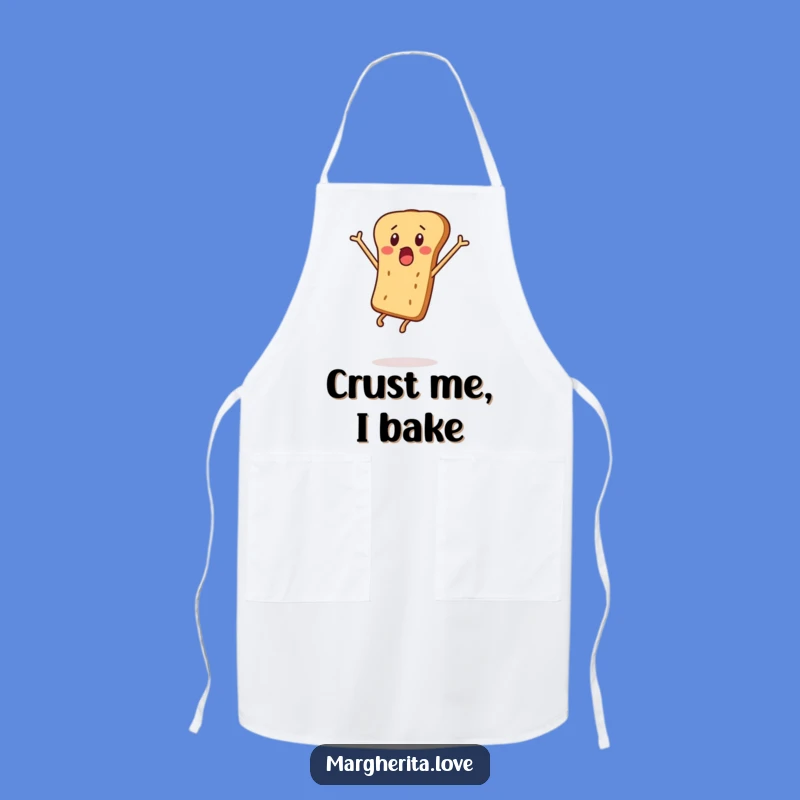Funny Surprised Breadstick Apron - Kitchen Humor for Snack Lovers