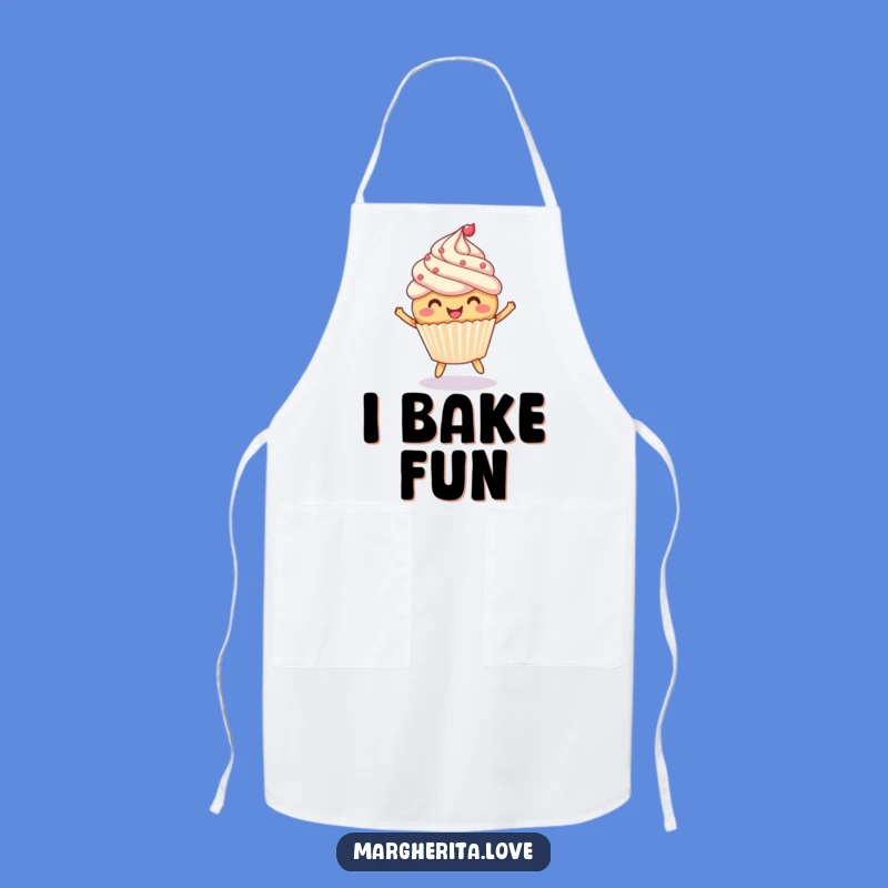 Funny Cupcake Baker Apron - Cook with Sweet Playfulness
