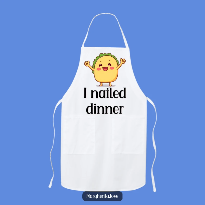 Funny Taco Fiesta Apron - Cook Up Fun with a Dancing Chef