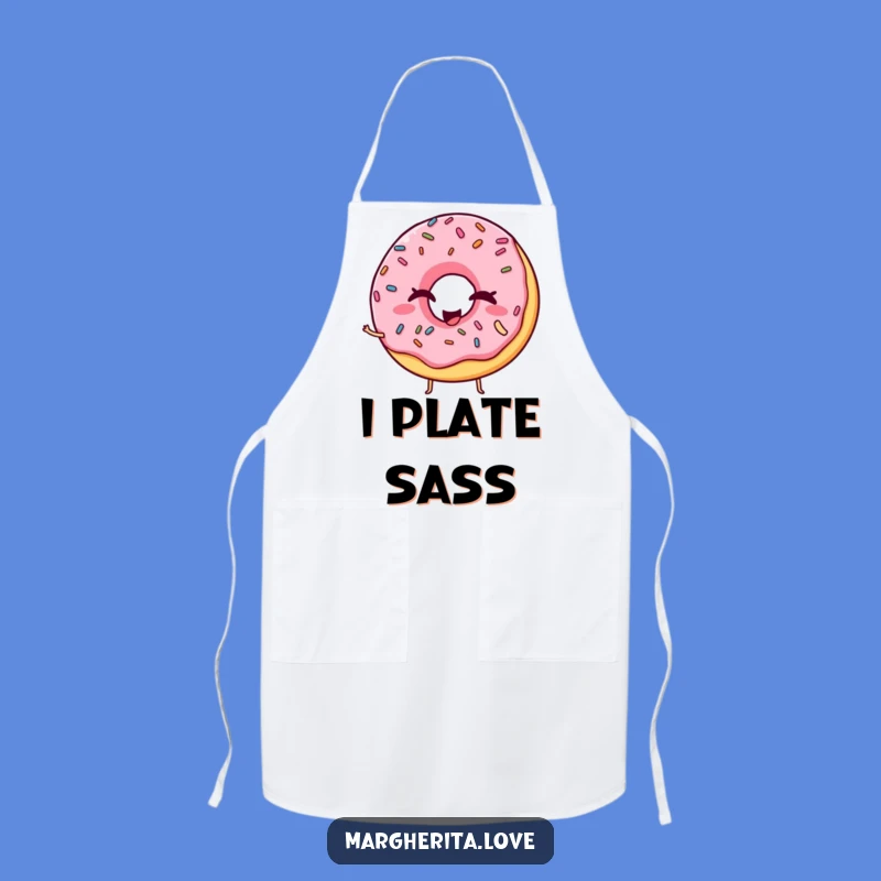 Funny Donut Chef Apron - Cook with a Wink and a Smile