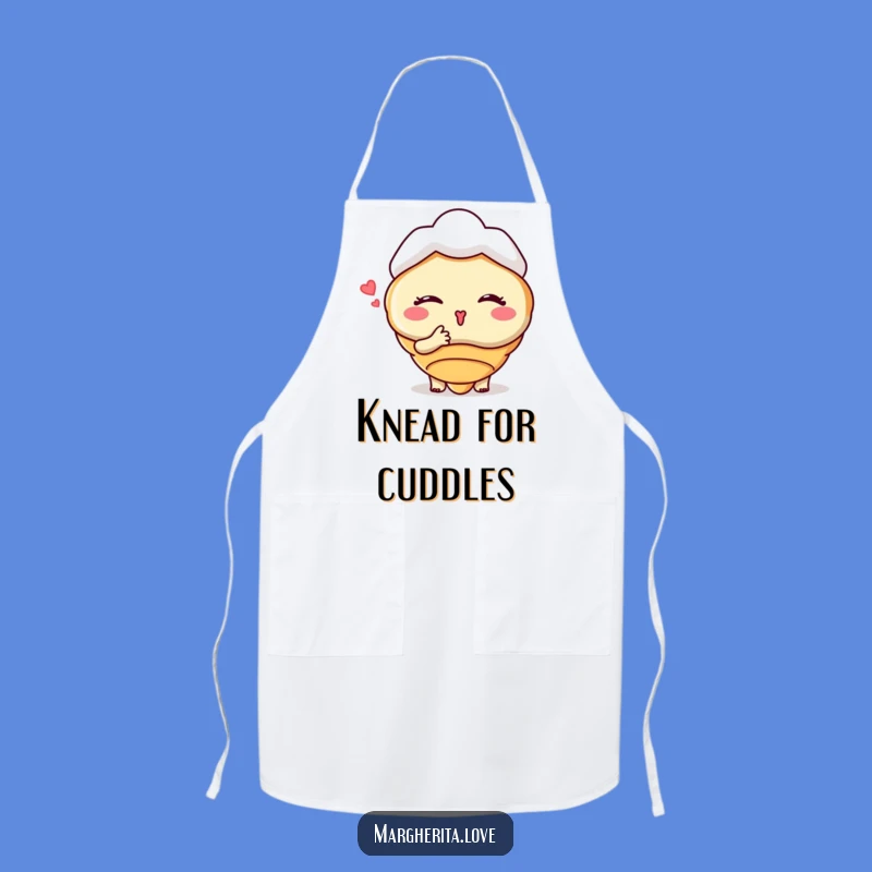 Funny Croissant Kiss Apron: Chef Pastry Character, Ideal Funny Gift