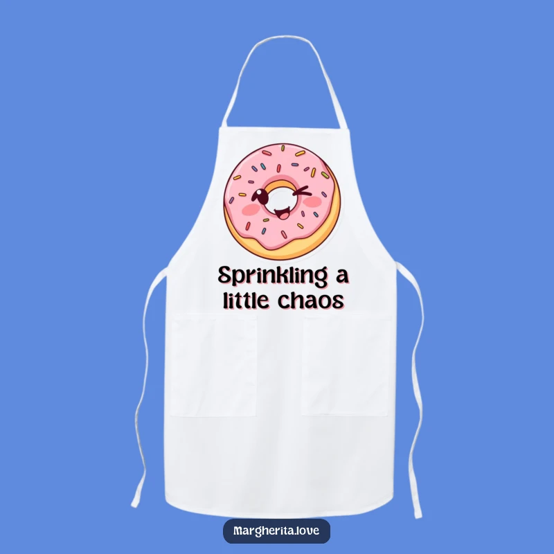 Funny Winking Donut Apron: Kitchen Treat Protector, Perfect Humorous Gift