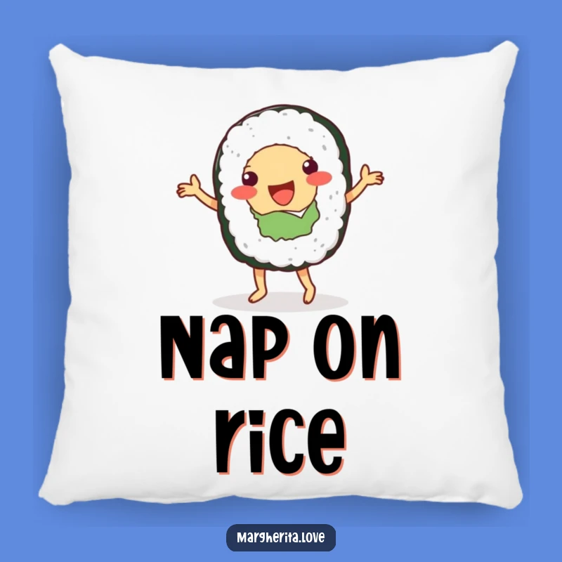 Get cozy with a side of fun! This funny sushi dancer pillow is perfect for adding personality to your couch or bed.