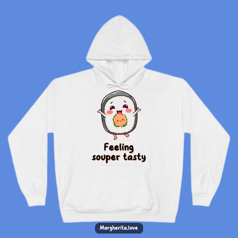 Funny Sushi Roll Dancing Hoodie - Cozy & Comedic Japanese Apparel Gift