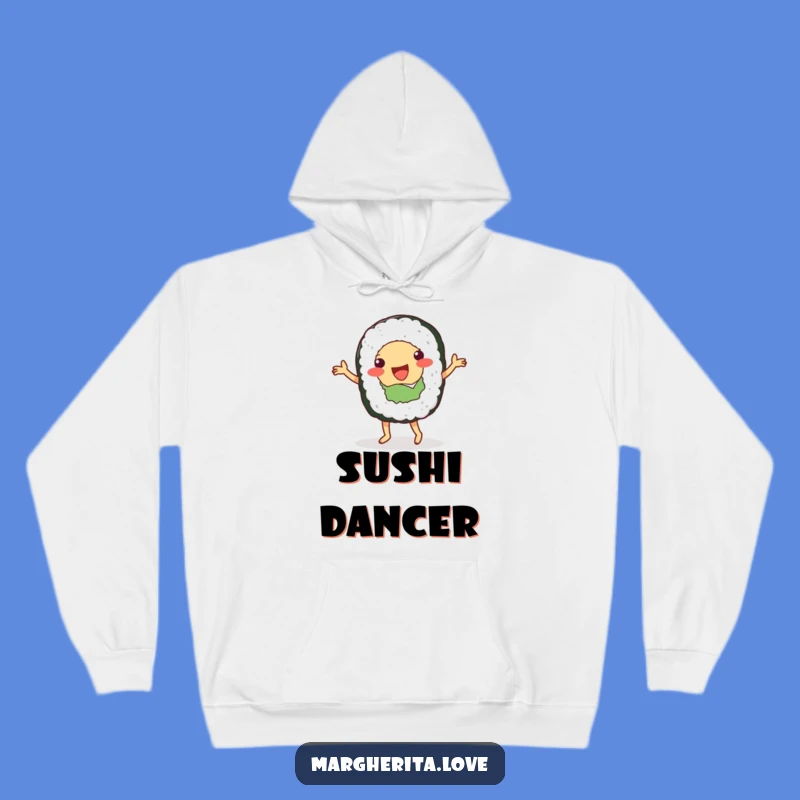 Funny Sushi Dancer Hoodie - Cozy & Comical Comfort for Foodies