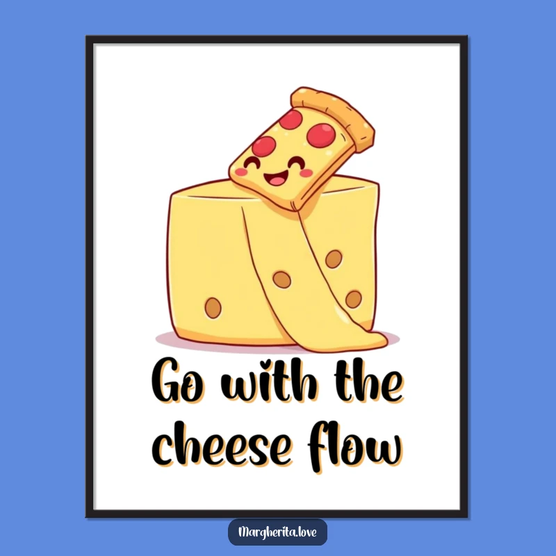 Add a slice of humor to your walls with this free printable art! Print at home for a fun and deliciously quirky addition.