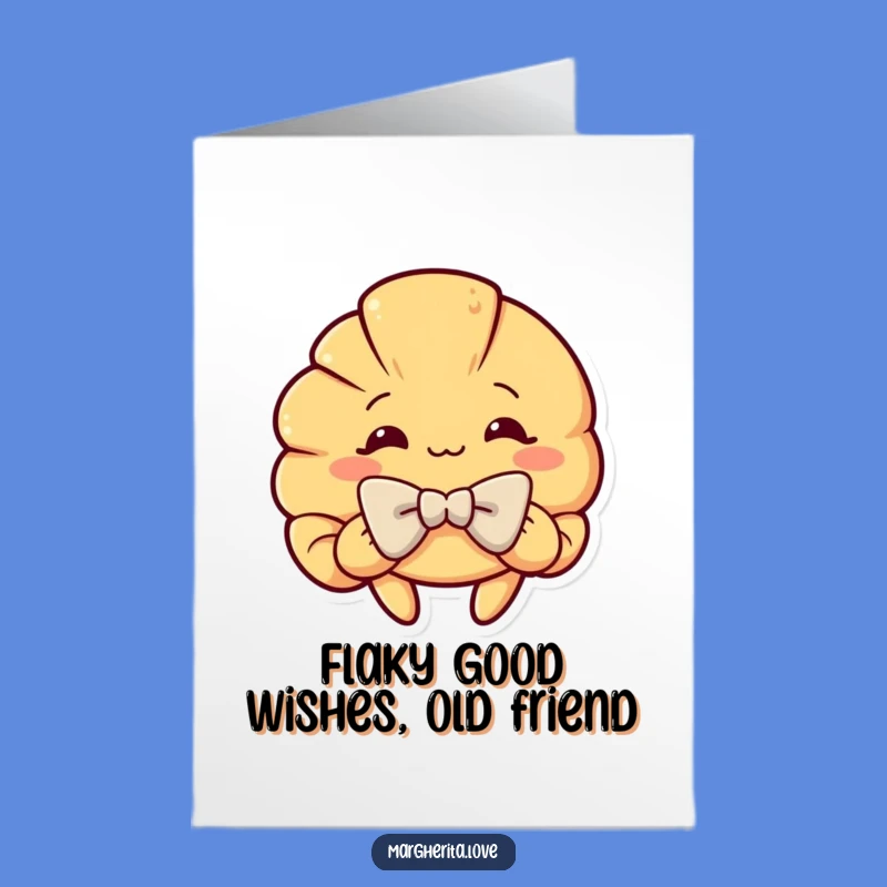 Free Printable Birthday Card: Curious Croissant Bows for a Hilarious Downloadable Gift
