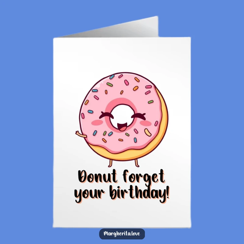 Free Printable Donut Birthday Card: Silly Downloadable Fun for Sweet Surprises