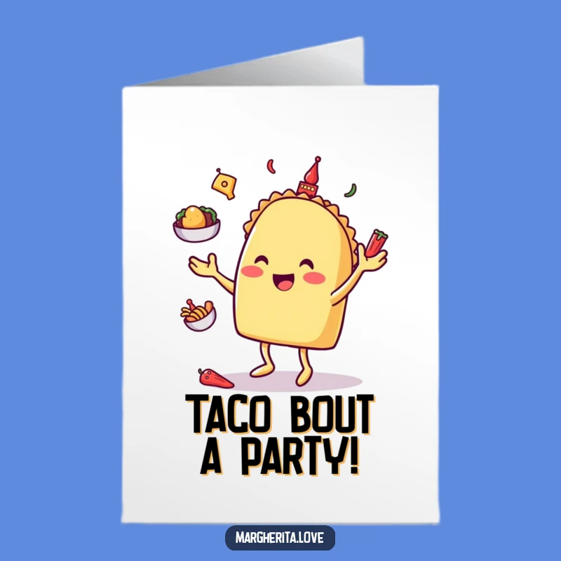 Wish them a fiesta of birthday fun with this free printable taco card! Perfect for printing at home for a laugh-out-loud surprise.