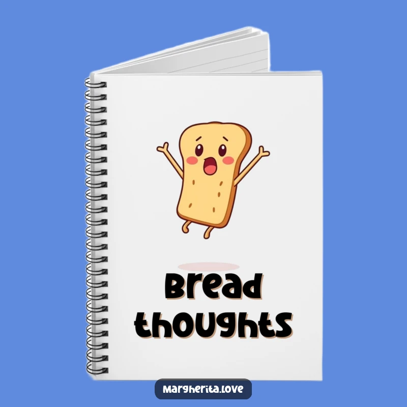 Funny Surprised Breadstick Notebook - Jot Down Your Thoughts