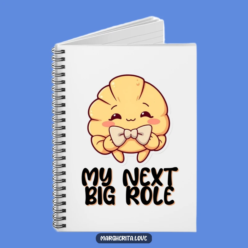 Funny Croissant Bow Notebook: Jot Down Ideas with Humor, Perfect Gift for Writers