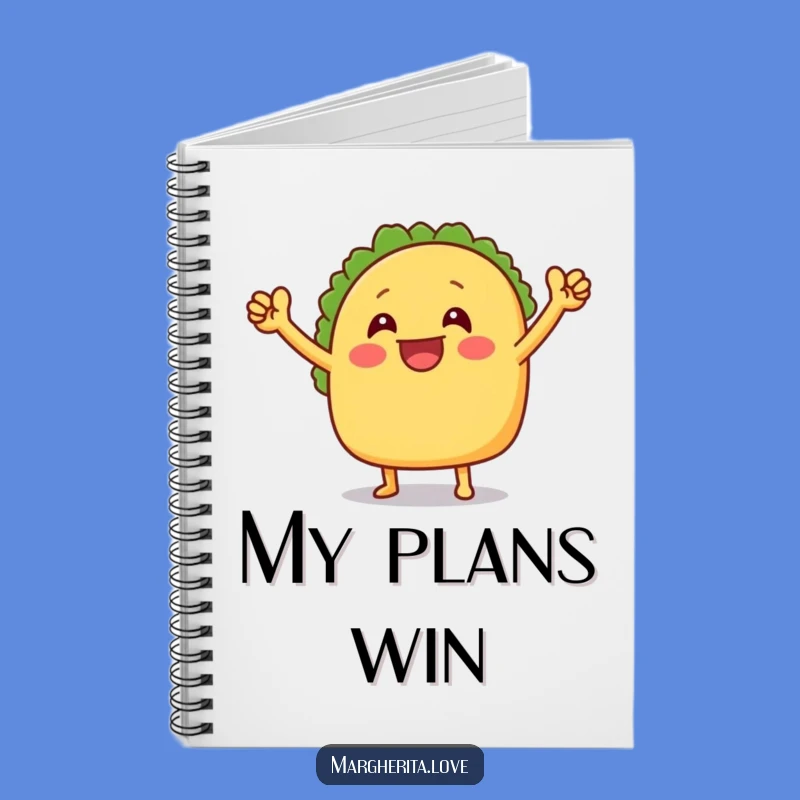 Funny Taco Victory Notebook - Jot Down Ideas with Fiesta Flair