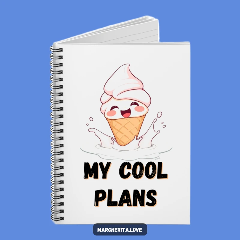 Funny Ice Cream Cone Notebook: Hilarious Journal for Sweet Ideas