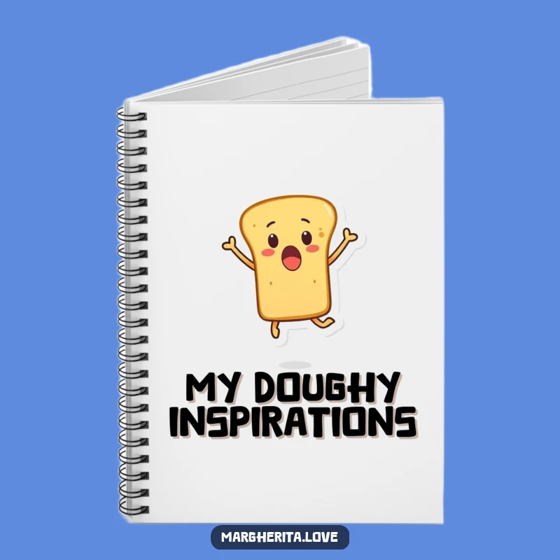Funny Surprised Breadstick Leaping Notebook - Jots & Jokes for Bakery Lovers Gift