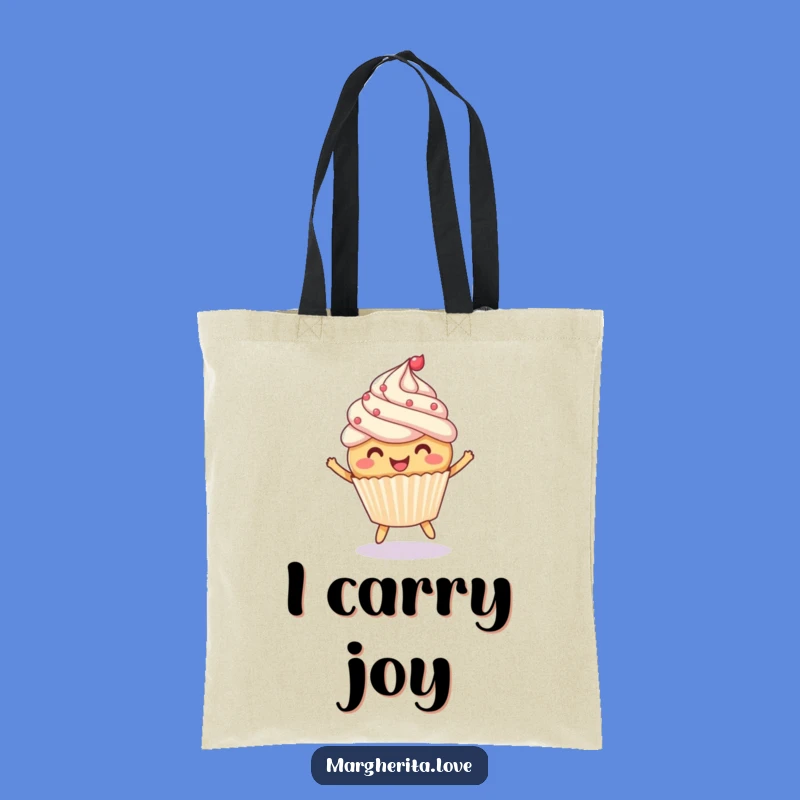 Funny Cupcake Ball Toss Tote Bag - Carry Your Sweetness Everywhere