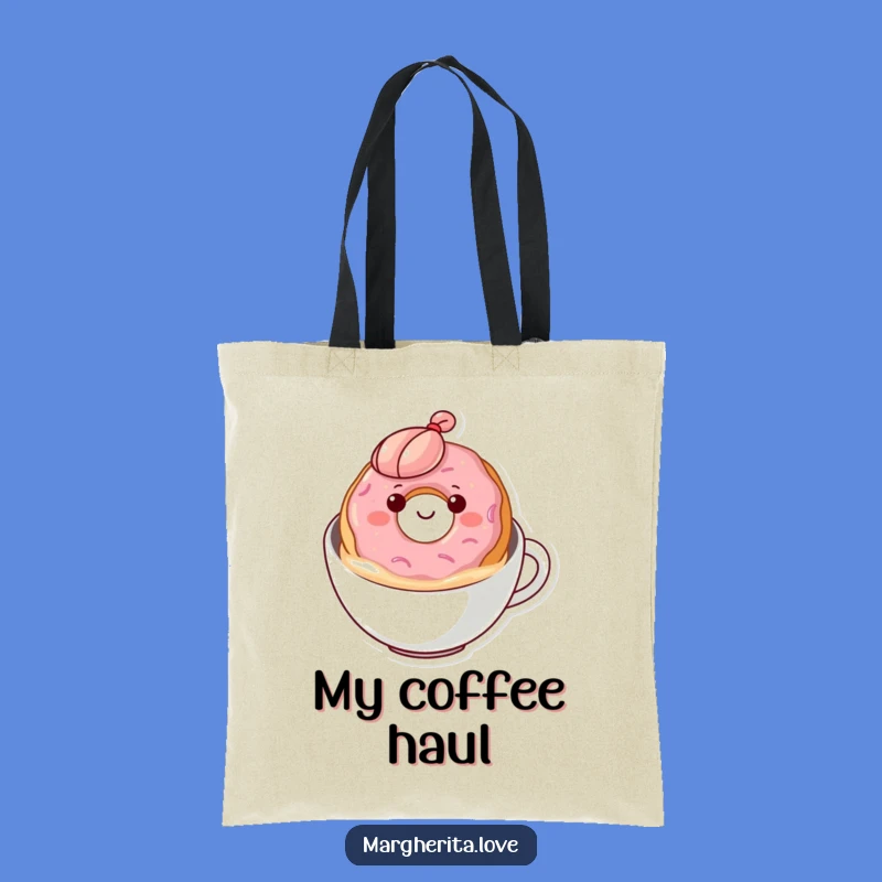 Funny Donut Floater Totebag: Content Design, Practical and Hilarious Accessory